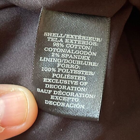 Ann Taylor Black Velvet Blazer Jacket Hook Closure Size 2 - Picture 11 of 12